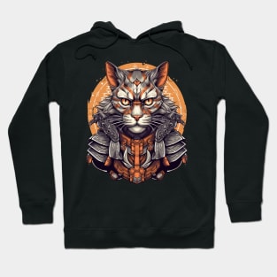 Cat samurai Hoodie